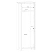 Forte Шкаф 70 см Clif Old – Винтажное дерево/бетон, CLFS712-C748 - Home Club, изображение 7