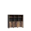 Forte Стеллаж 136 см Clif Old – Винтажное дерево/Тёмно-серый бетон, CLFR331-C546 - Home Club, изображение 4