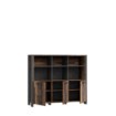 Forte Стеллаж 136 см Clif Old – Винтажное дерево/Тёмно-серый бетон, CLFR331-C546 - Home Club, изображение 5
