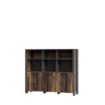 Forte Стеллаж 136 см Clif Old – Винтажное дерево/Тёмно-серый бетон, CLFR331-C546 - Home Club, изображение 6
