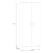 Forte Шкаф 80 см Econobox, белый, ECBS822-120 - Home Club, изображение 6