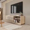 Forte Шафа 185 см Ficar «Дуб Ріва»/«Сосна Імбіа», FCRT222LB-Q288 - Home Club