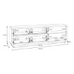 Forte Шафа 185 см Ficar «Дуб Ріва»/«Сосна Імбіа», FCRT222LB-Q288 - Home Club, зображення 12