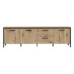Forte Шафа 185 см Kirikus, дуб Artisan/чорний матовий, KUST141L-C934 - Home Club, зображення 2