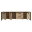 Forte Шафа 185 см Kirikus, дуб Artisan/чорний матовий, KUST141L-C934 - Home Club, зображення 3