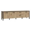 Forte Шафа 185 см Kirikus, дуб Artisan/чорний матовий, KUST141L-C934 - Home Club, зображення 4
