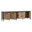 Forte Шафа 185 см Kirikus, дуб Artisan/чорний матовий, KUST141L-C934 - Home Club, зображення 5