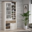 Forte Витрина шириной 110 см с ящиком Duro, белая сосна/античный дуб, DURV821L-T75 - Home Club, изображение 2