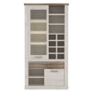 Forte Витрина шириной 110 см с ящиком Duro, белая сосна/античный дуб, DURV821L-T75 - Home Club, изображение 3