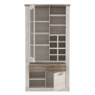 Forte Витрина шириной 110 см с ящиком Duro, белая сосна/античный дуб, DURV821L-T75 - Home Club, изображение 5