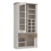Forte Витрина шириной 110 см с ящиком Duro, белая сосна/античный дуб, DURV821L-T75 - Home Club, изображение 8