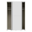 Forte Розсувна шафа 120 см Schach&Matt, біла, SHMS62231-120 - Home Club, зображення 3