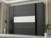 Forte Шафа 270 см Narago Чорний/Білий, NRGS82511-Q219 - Home Club, зображення 3