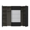 Forte Шафа 270 см Narago Чорний/Білий, NRGS82511-Q219 - Home Club, зображення 9