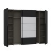 Forte Шафа 270 см Narago Чорний/Білий, NRGS82511-Q219 - Home Club, зображення 11