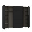 Forte Шафа 270 см Narago Чорний/Білий, NRGS82511-Q219 - Home Club, зображення 12