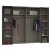 Forte Шафа 270 см Narago Чорний/Білий, NRGS82511-Q219 - Home Club, зображення 13