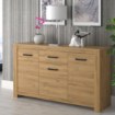 Forte Класичний комод Havanna, дуб зі штучним ефектом старіння, HVNK232-D67 - Home Club