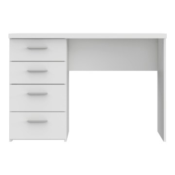 Forte Белый письменный стол 110x60 см с 4 ящиками, MT935-Z12M - Home Club