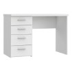 Forte Белый письменный стол 110x60 см с 4 ящиками, MT935-Z12M - Home Club, изображение 3