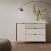 Forte Комода 125 см Seravel, пісочний/дуб Mauvella, SVLK221L-Q112 - Home Club, зображення 2
