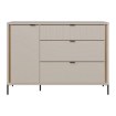 Forte Комода 125 см Seravel, пісочний/дуб Mauvella, SVLK221L-Q112 - Home Club, зображення 3