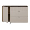 Forte Комода 125 см Seravel, пісочний/дуб Mauvella, SVLK221L-Q112 - Home Club, зображення 4