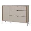Forte Комода 125 см Seravel, пісочний/дуб Mauvella, SVLK221L-Q112 - Home Club, зображення 7