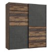 Forte Розсувна шафа 170 см Dederik Old – Wood Vintage/Бетон, W3NS822X1-C754 - Home Club, зображення 4