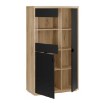 Forte Витрина 95 см Auriquet «Дикий дуб натуральный» / «Чёрный», AUQV621L-Q362 - Home Club, изображение 5