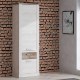 Forte Шкаф шириной 70 см с ящиком Duro, белая сосна/античный дуб, DURS812-T75 - Home Club