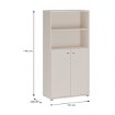 Forte Стелаж 75 см Archbox, пісочний, T2KR421-U60 - Home Club, зображення 8