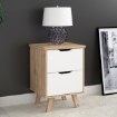 Forte Комода 45 см Vankka «Дубова дошка» / Білий, FINVNKK111-L25 - Home Club