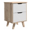 Forte Комода 45 см Vankka «Дубова дошка» / Білий, FINVNKK111-L25 - Home Club, зображення 4