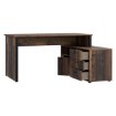 Forte Письмовий стіл 120 см Archbox Old – Wood Vintage/Чорний, T2KB231L-M800 - Home Club, зображення 5
