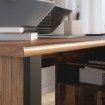 Forte Письмовий стіл 120 см Archbox Old – Wood Vintage/Чорний, T2KB231L-M800 - Home Club, зображення 7