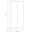 Forte Шкаф 95 см Salvatrice, песочный, SVTS821-U60 - Home Club, изображение 8