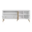Forte Шафа 160 см Harllson, білий/дуб Mauvella, HLTT231REC-M793 - Home Club, зображення 3