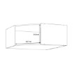 Forte Надстройка над шкафом, ECBN011R-D108 - Home Club, изображение 7