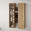 Forte Навесная витрина 85 см Breathtaker, терракота/дуб Mauvella, BTHVH331-Q192 - Home Club, изображение 2