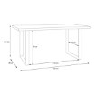 Forte Стол 160 см Tables, TBLT442-D78-904 - Home Club, изображение 4
