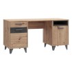 Forte Письмовий стіл 150 см Raven, дуб Artisan/бетон темно-сірий, RVXB221-C772 - Home Club, зображення 4