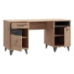 Forte Письмовий стіл 150 см Raven, дуб Artisan/бетон темно-сірий, RVXB221-C772 - Home Club, зображення 5