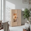 Forte Витрина 100 см Verniq «Дикий дуб, натуральный», VRQV621L-D136 - Home Club, изображение 2