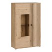 Forte Витрина 100 см Verniq «Дикий дуб, натуральный», VRQV621L-D136 - Home Club, изображение 6