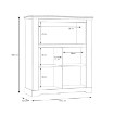 Forte Комод 115 см Iloppa «Снежный дуб»/«Дуб Нельсон», TIQK421-J99 - Home Club, изображение 5