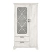 Forte Витрина шириной 110 см с ящиками Kashmir, белая сосна, KSMV723L-D43 - Home Club, изображение 2