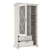 Forte Витрина шириной 110 см с ящиками Kashmir, белая сосна, KSMV723L-D43 - Home Club, изображение 5