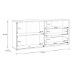 Forte Шафка 145 см Archbox, пісочний, T2KT231-U60 - Home Club, зображення 9