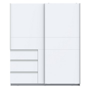 Forte Розсувна шафа 170 см із шухлядами Winn 2, біла, W2QS823E71-120 - Home Club